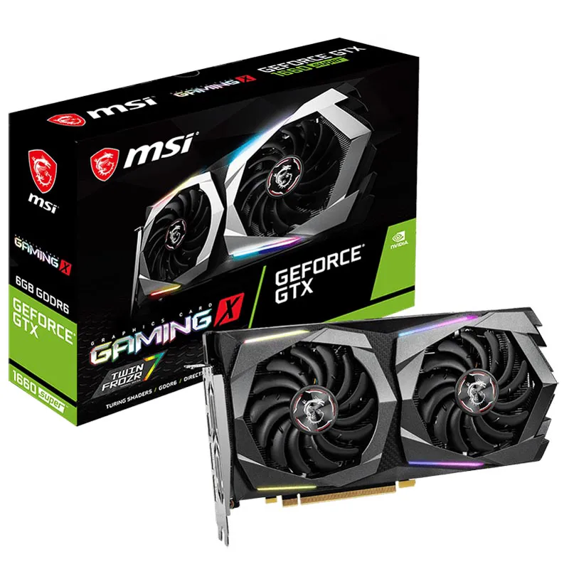 Видеокарта MSI NVIDIA GeForce GTX 1660 SUPER Gaming X GDDR6 6GB, GTX 1660 SUPER GAMING X-0