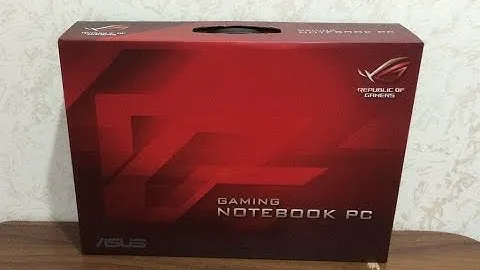 Asus ROG GL552VX Gaming Laptop Unboxing