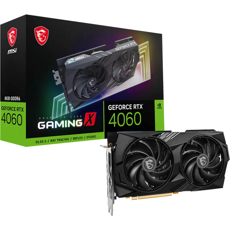 Видеокарта NVIDIA GeForce RTX 4060 MSI 8Gb (RTX 4060 GAMING X 8G)-1