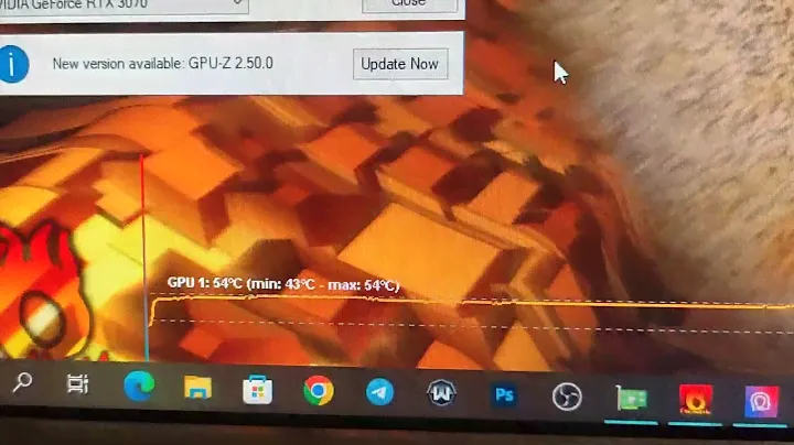 Stress test RTX 3070 MSI Gaming Z Trio