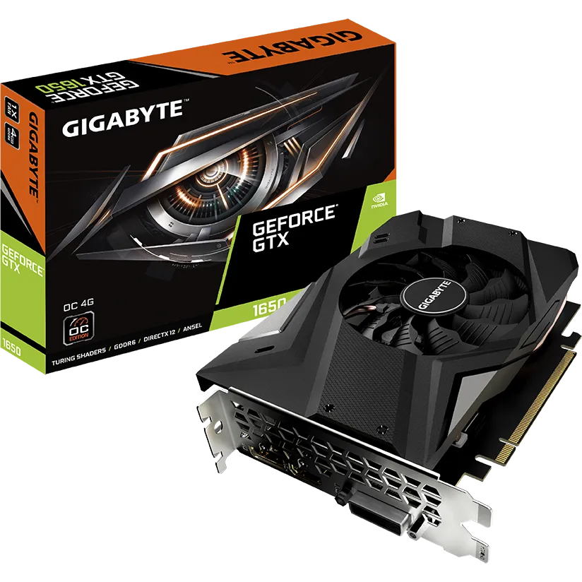 Видеокарта NVIDIA GeForce GTX 1650 Gigabyte 4Gb (GV-N1656OC-4GD V4)-0