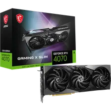 Видеокарта NVIDIA GeForce RTX 4070 MSI 12Gb (RTX 4070 GAMING X SLIM 12G)