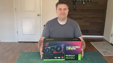 Asus GeForce RTX 4090 ROG Strix OC Unboxing