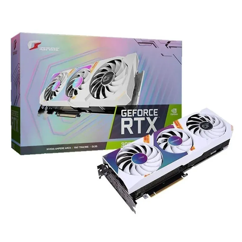 Видеокарта Colorful NVIDIA GeForce RTX 3060 GDDR6 12GB LHR, RTX 3060 Ultra W OC 12G L-V-0