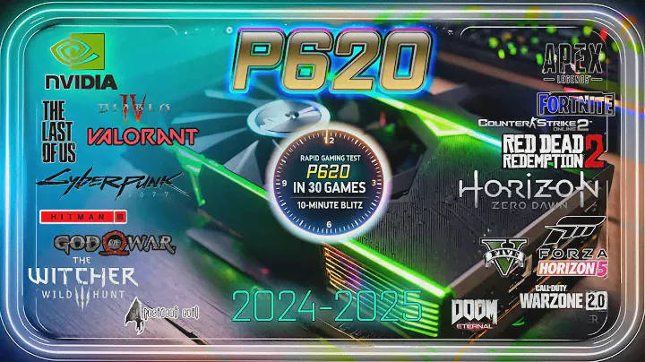 🟢NVIDIA Quadro P620 in 30 Games |  in 2024