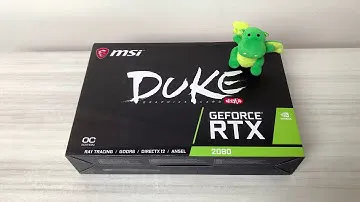 MSI RTX2080 DUKE 8GB OC - Fast unboxing, no talk