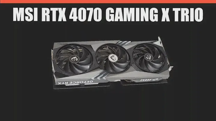 Видеокарта MSI RTX 4070 GAMING X TRIO