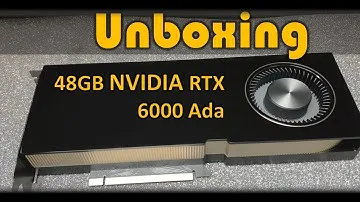 NVIDIA RTX 6000 Ada Generation GPU