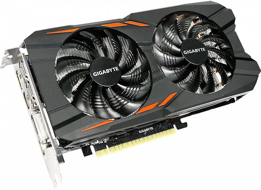 Видеокарта nVidia GeForce GTX 1050 Ti Gigabyte WindForce OC 4G PCI-E 4096Mb (GV-N105TWF2OC-4GD)-2