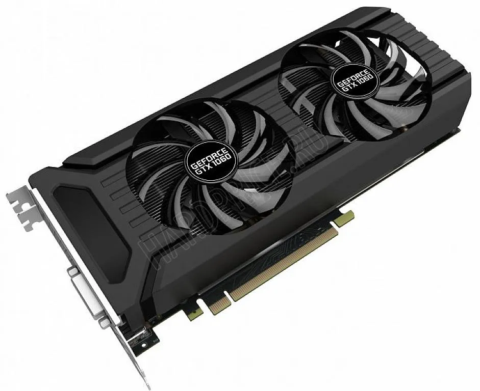 Видеокарта nVidia GeForce GTX 1060 Palit Dual PCI-E 3072Mb